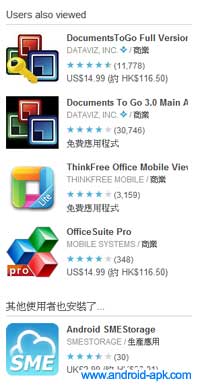 Android Market 用戶