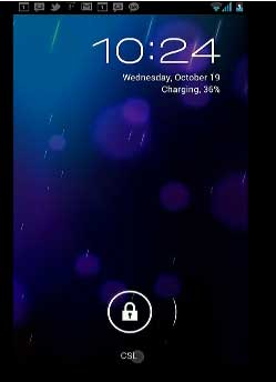 Android 4.0 Lock Screen