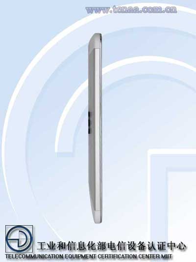 Huawei MediaPad X1 Sideview