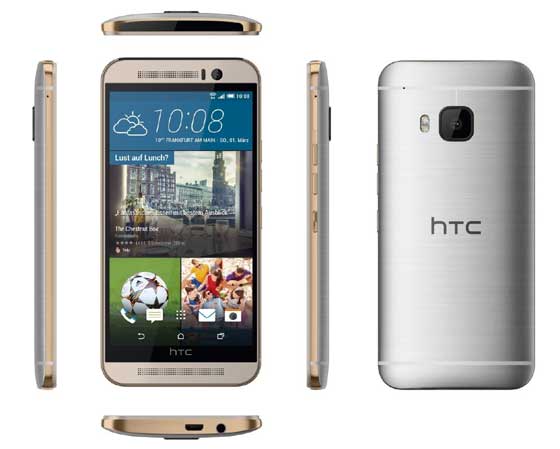 HTC One M9 Silver Gold