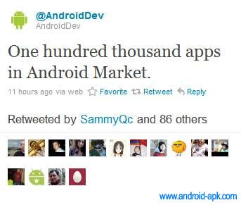 android market 十萬程式