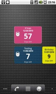 Countdown Widget 日子倒数