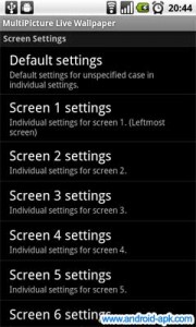 Multipicture Live Wallpaper