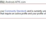 Google+ Business Profile Suspend