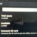 Motorola Xoom 3.2 SD Card