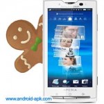 Xperia X10 Gingerbread Android 2.3