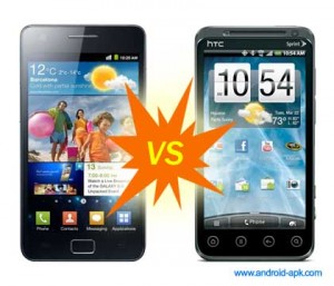 Galaxy S II vs EVO 3D