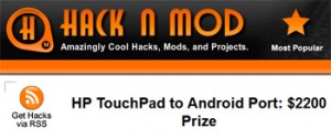 Hack n mod HP TouchPad Android