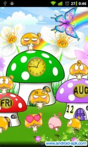 Talking Mushroom 可爱发声磨菇 Live Wallpaper