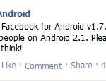 Facebook for Android v1.7.1