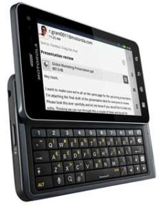 Motorola Milestone 3 Qwerty 鍵盤