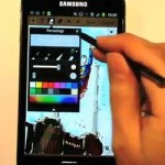 Samsung Galaxy Note S-Pen 繪畫示範