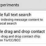 Gmail Experiment Features
