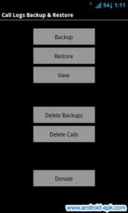 Call Logs Backup Restore 通話記錄備份還原