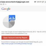 Account Activity Gmail