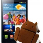 Samsung Galaxy S II Android 4.0 Ice Cream Sandwich