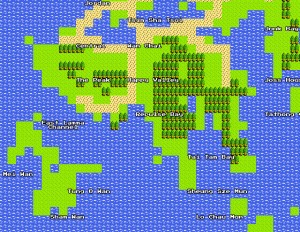 Google Maps 8-bit Hong Kong