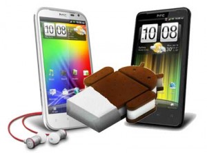 HTC Velocity 4G, Sensation XL, Android 4.0 Ice Cream Sandwich