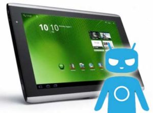 Acer A500 CyanogenMod 10 Preview