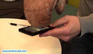 Sony Xperia Sola Glove Mode