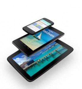 Nexus 4, Nexus 7, Nexus 10