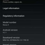 Android 4.2.1 Update