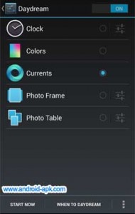 Android 4.2 Daydream