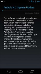 Galaxy Nexus Android 4.2 OTA