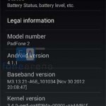 Asus PadFone 2 Android 4.1.1 Jelly Bean