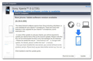 Sony Xperia S Jelly Bean 升級