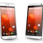 Google Edition Galaxy S4, HTC One