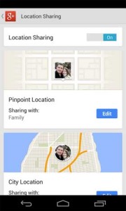 Google+ Location