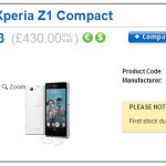 Xperia Z1 Compact 售价