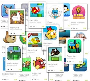 Google Block Flappy Bird Clone