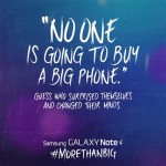 Samsung No one buy big phone