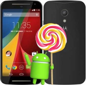 Moto G 2nd Gen Android 5.0 Lollipop