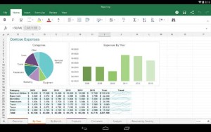 Microsoft Excel for Android Tablet