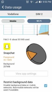 Snapchat Background Data