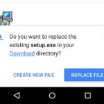 Chrome Beta Replace Download file