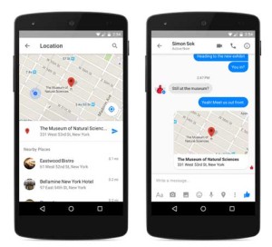 Facebook Messenger Share Location