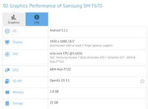 Samsung Galaxy View Spec