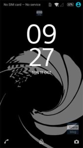 Xperia 007 Lockscreen