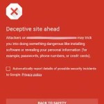 Chrome for Android Safe Browsing