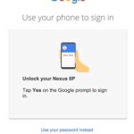 Google No Password Sign In