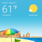 Google Now New Weather Card