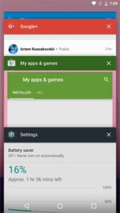 Android N Recent Apps