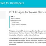 Nexus OTA Image