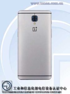 OnePlus 3 Back View