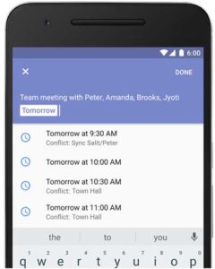 Google Calendar Events Conflict