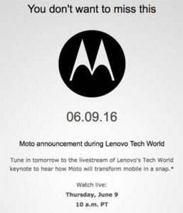 Lenovo Tech World Moto Z